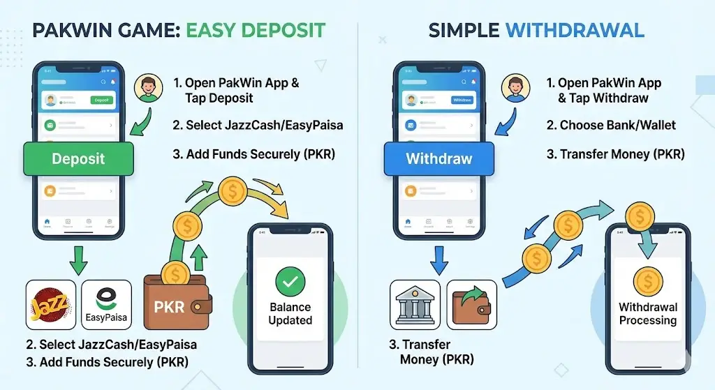 PakWin Deposit & Withdraw Guide