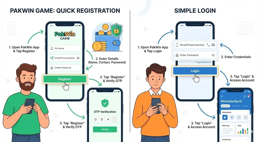 PakWin Login & Registration